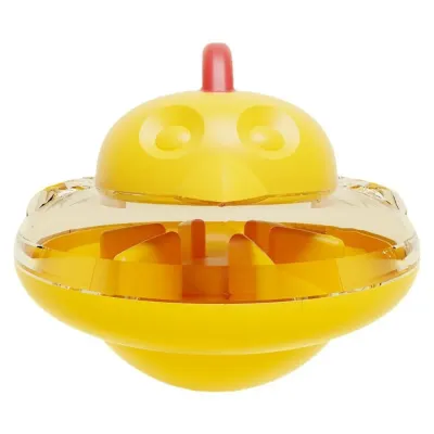 Chicken Design Wobbly Durable ABS Pet Treat Toy
