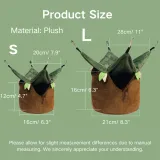 Ventilated Sun Protection Hanging Plush Bird Nest Size