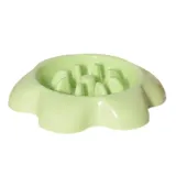 Flower Shape Pet Food Bowl Plastic Dog Bowl 