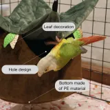 Ventilated Sun Protection Hanging Plush Bird Nest