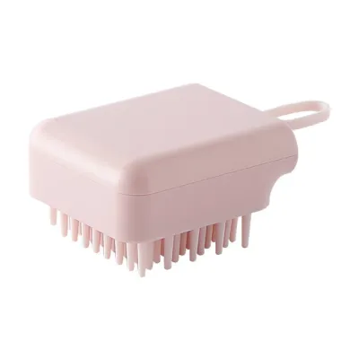 Massage Handheld Pet Grooming Tool Pink