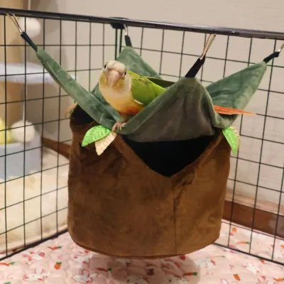 Ventilated Sun Protection Hanging Plush Bird Nest_2 Ventilated Sun Protection Hanging Plush Bird Nest_2