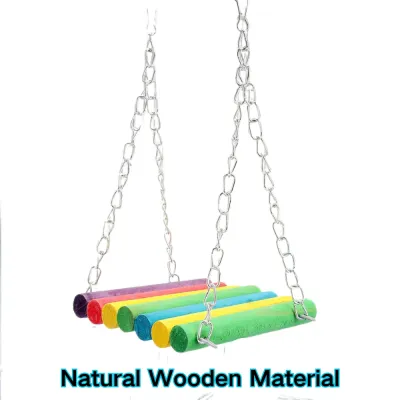 Hanging Bird Swing Bridge Toy with Chains Hanging Bird Swing Bridge Toy with Chains