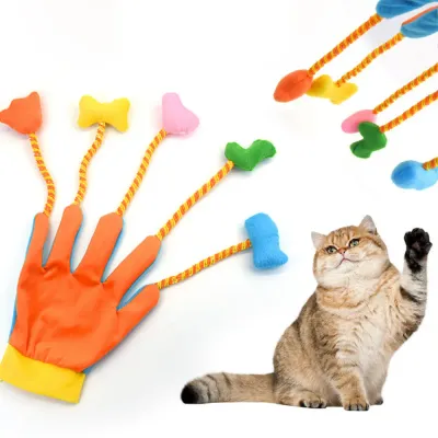 Magic Cat Teaser Gloves with Bell_3