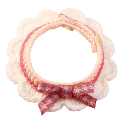 Pet Neck Accessory and Cute Knitted Cat Collar for Cat Pet Neck Accessory and Cute Knitted Cat Collar for Cat