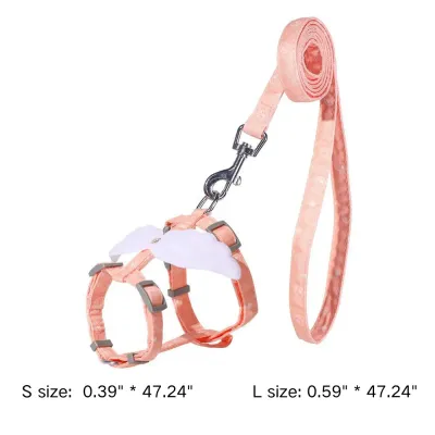 Nlyon Angel Wing Harness and Leash Set for Cat Nlyon Angel Wing Harness and Leash Set for Cat