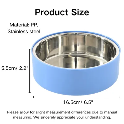 L Size Non-Slip Double-Layer Durable Feeder Bowl L Size Non-Slip Double-Layer Durable Feeder Bowl