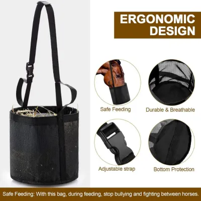Feed Bag for Horses with Neck Pad_1