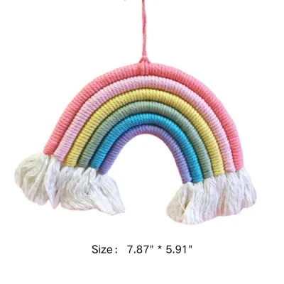 Rianbow-shape Handwoven Cotton-Linen Bird Bed Rianbow-shape Handwoven Cotton-Linen Bird Bed
