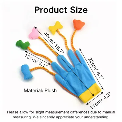 Magic Cat Teaser Gloves with Bell Size