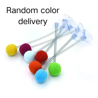 5 Pack Set Random Color Cat Teaser Spring Toy_2