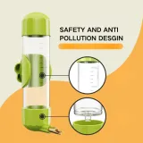  Water Dispenser and Large Capacity Nozzle Drinker for Parrots & Small Birds