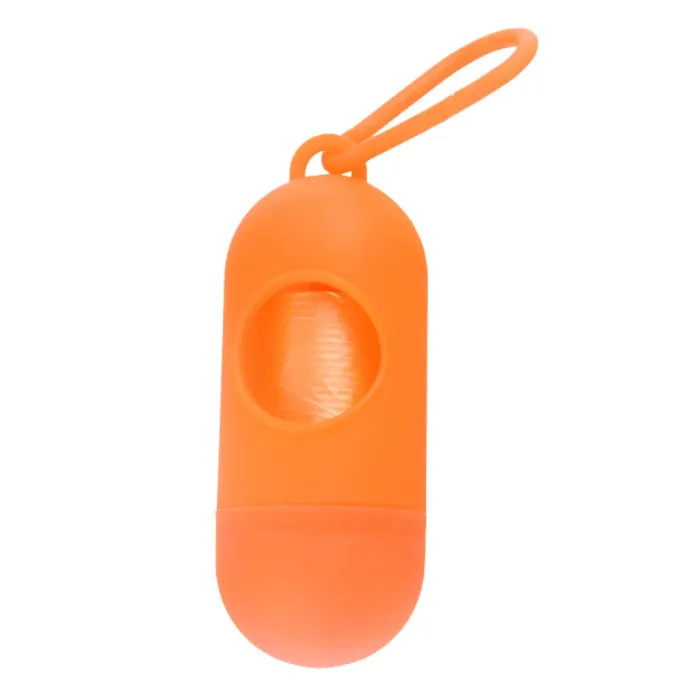 Dog Poop Bag Holder Orange Dog Poop Bag Holder Orange