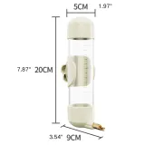 Water Dispenser and Large Capacity Nozzle Drinker for Parrots and Small Birds