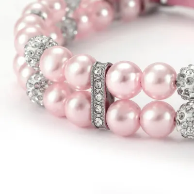 Adjustable Beautiful Pearl Puppy Kitten Collar12 Adjustable Beautiful Pearl Puppy Kitten Collar