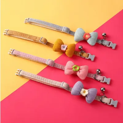 Adjustable Bow-Tie Style Polyester Puppy Kitten Collar7