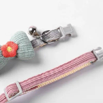 Adjustable Bow-Tie Style Polyester Puppy Kitten Collar8