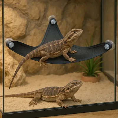 Reptile Hammock – Cooling Swing Bed for Lizards, Geckos & Small Pets