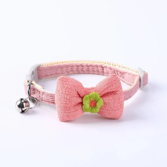 Adjustable Bow-Tie Style Polyester Puppy Kitten Collar3 Adjustable Bow-Tie Style Polyester Puppy Kitten Collar3