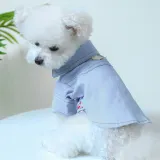 Cute and Minimalist Stylish Pet Denim Shirt with D-Ring3 Cute and Minimalist Stylish Pet Denim Shirt with D-Ring