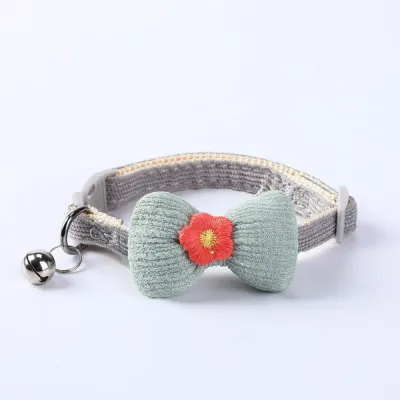 Adjustable Bow-Tie Style Polyester Puppy Kitten Collar1