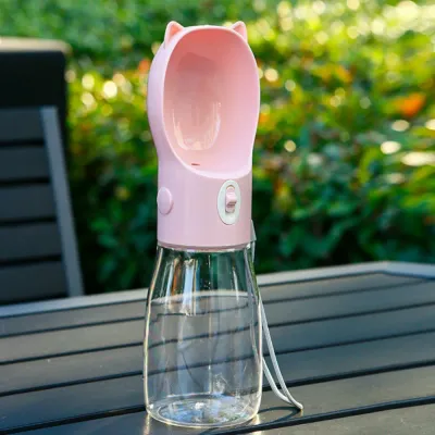 Portable Leak Proof Pet Water Bottle with Strap2