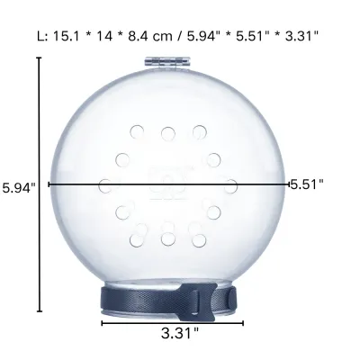 Transparent Pet Recovery Cone and Breathable Anti-Bite for Cats and Small Dogs