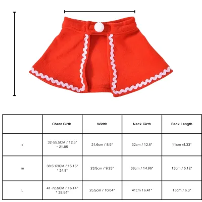 Comfortable Fabric Christmas Dog Dress for Pet Walking and Christmas Party Comfortable Fabric Christmas Dog Dress for Pet Walking and Christmas Party