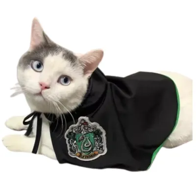 Pet Harry Potter Dress-Up Cloak and Hat for Cats and Dogs Pet Harry Potter Dress-Up Cloak and Hat for Cats and Dogs