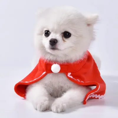 Comfortable Fabric Christmas Dog Dress for Pet Walking and Christmas Party Comfortable Fabric Christmas Dog Dress for Pet Walking and Christmas Party