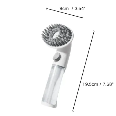 Long-Handle Silicone Grooming Scrubber for Cats & Dogs Long-Handle Silicone Grooming Scrubber for Cats & Dogs