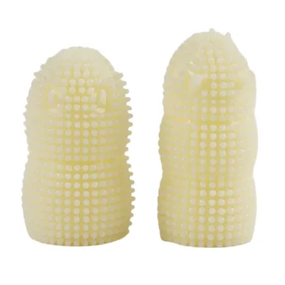 Silicone Two Finger Toothbrush for Dogs and Cats Care Tool Silicone Two Finger Toothbrush for Dogs and Cats Care Tool