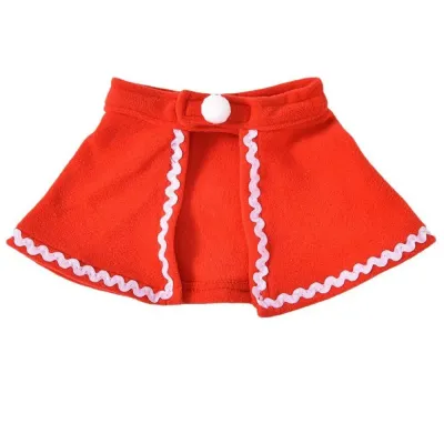 Comfortable Fabric Christmas Dog Dress for Pet Walking and Christmas Party Comfortable Fabric Christmas Dog Dress for Pet Walking and Christmas Party