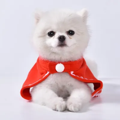 Comfortable Fabric Christmas Dog Dress for Pet Walking and Christmas Party Comfortable Fabric Christmas Dog Dress for Pet Walking and Christmas Party