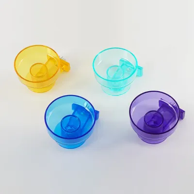 Detachable Hanging PS Bird Bathing and Feeding Cup Detachable Hanging PS Bird Bathing and Feeding Cup