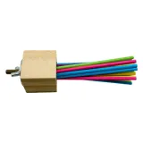 Colorful Hanging Bird Perch with Chewable Paper Sticks1