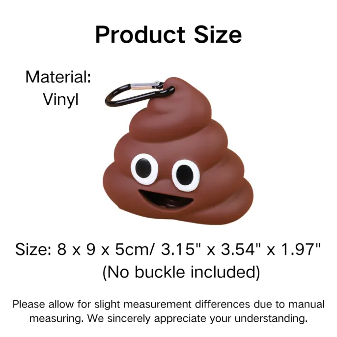Portable Vinyl Poop Bag Dispenser with Waste Bags Portable Vinyl Poop Bag Dispenser with Waste Bags