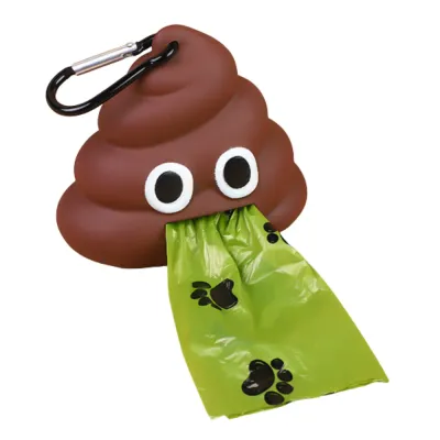 Portable Vinyl Poop Bag Dispenser with Waste Bags1