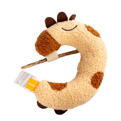 Durable Plush and Wood Stick Combo Interactive Bite Toy for Cats Durable Plush and Wood Stick Combo Interactive Bite Toy for Cats