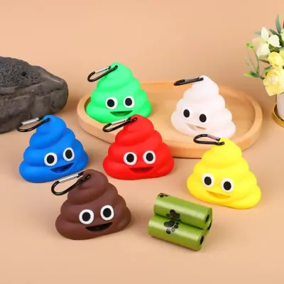 Portable Vinyl Poop Bag Dispenser with Waste Bags7