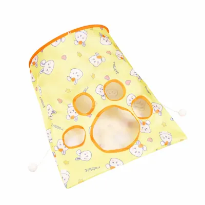 Bear and Rabit Three-Layer Crinkle Interactive Cat Tunnel 