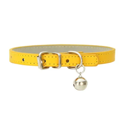 Stylish Cute PU Leather Pet Collar with Bell7 Stylish Cute PU Leather Pet Collar with Bell7