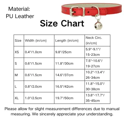 Stylish Cute PU Leather Pet Collar with Bell3 Stylish Cute PU Leather Pet Collar with Bell3