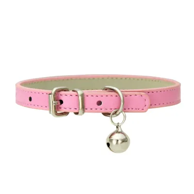 Stylish Cute PU Leather Pet Collar with Bell10 Stylish Cute PU Leather Pet Collar with Bell10