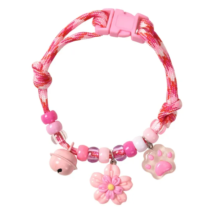 Adjustable Breathable Polyester Pet Collar with Bell9