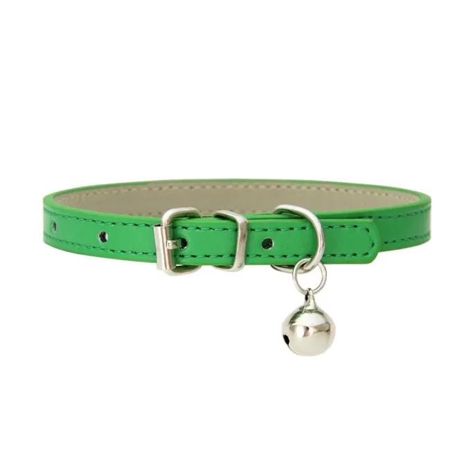 Stylish Cute PU Leather Pet Collar with Bell8 Stylish Cute PU Leather Pet Collar with Bell8