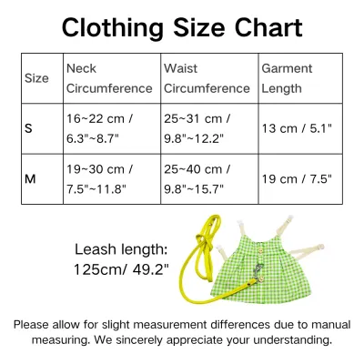 Rabbit Clothing Accessories and Leash Set