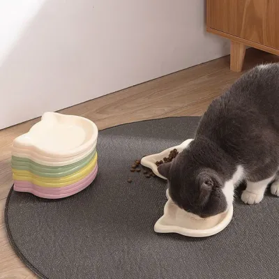 Cute Anti-Spill Non-Tip PP Pet Bowl