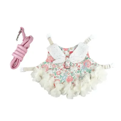 Stylish Cute Cotton Rabbit Dress with Leash2 Stylish Cute Cotton Rabbit Dress with Leash