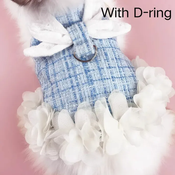 Stylish Cute Cotton Rabbit Dress with Leash